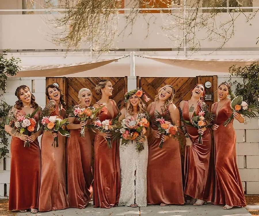 Terracotta Color Palettes in Wedding