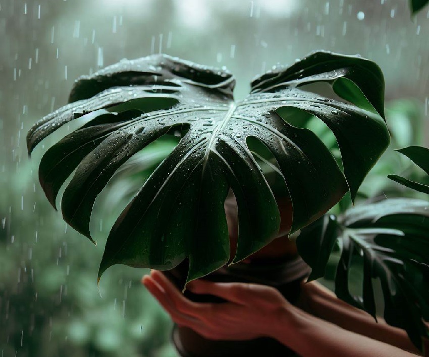 Can I Put My Monstera in the Rain: Checking Water Quality